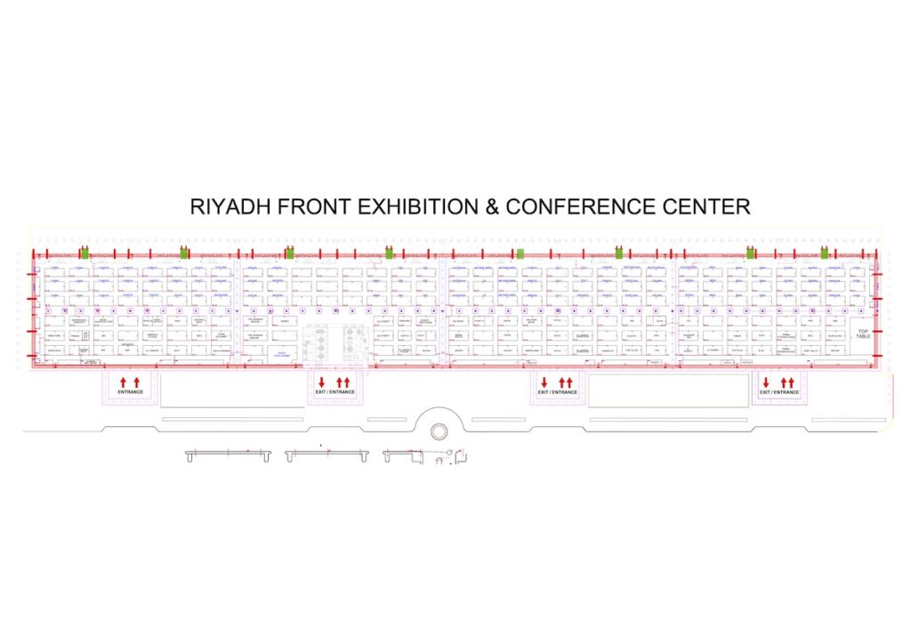 Saudi Food Show 2024 Floorplan 13.09.2023.1 orange exhibition